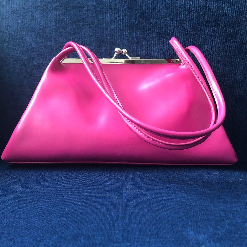 NWOT Wilson’s Leather Hot Pink Purse